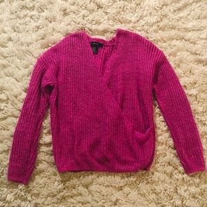 Wrap Style slouchy sweater